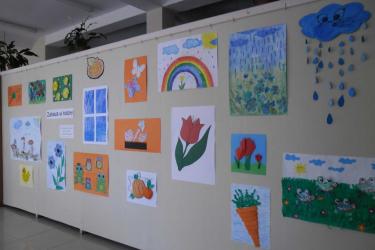 Wystawa prac uczniów z SOSW w Brzozowie