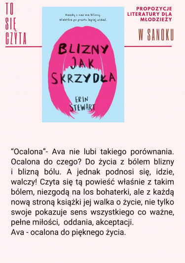 "Blizny jak skrzydła" Erin Stewart