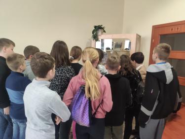 Uczniowie ze Szkoły Podstawowej w Łękach Dukielskich oraz Szkoły Podstawowej nr 15 w Krośnie
