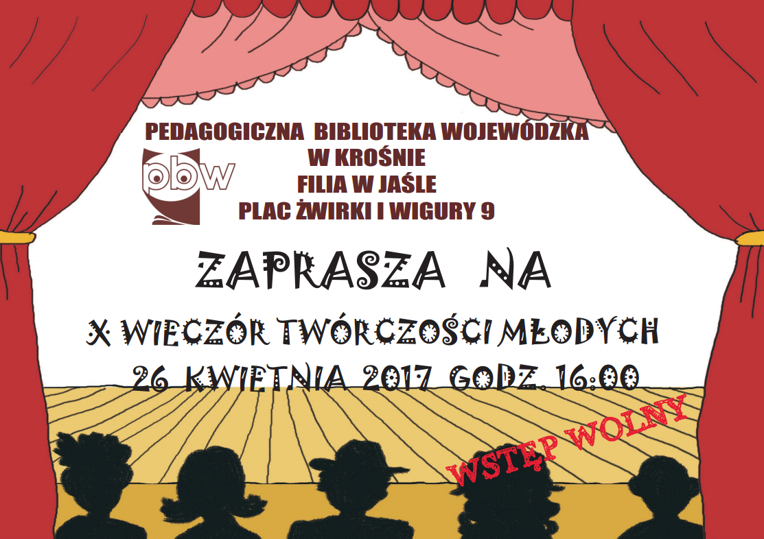 plakat wieczor tworczosci