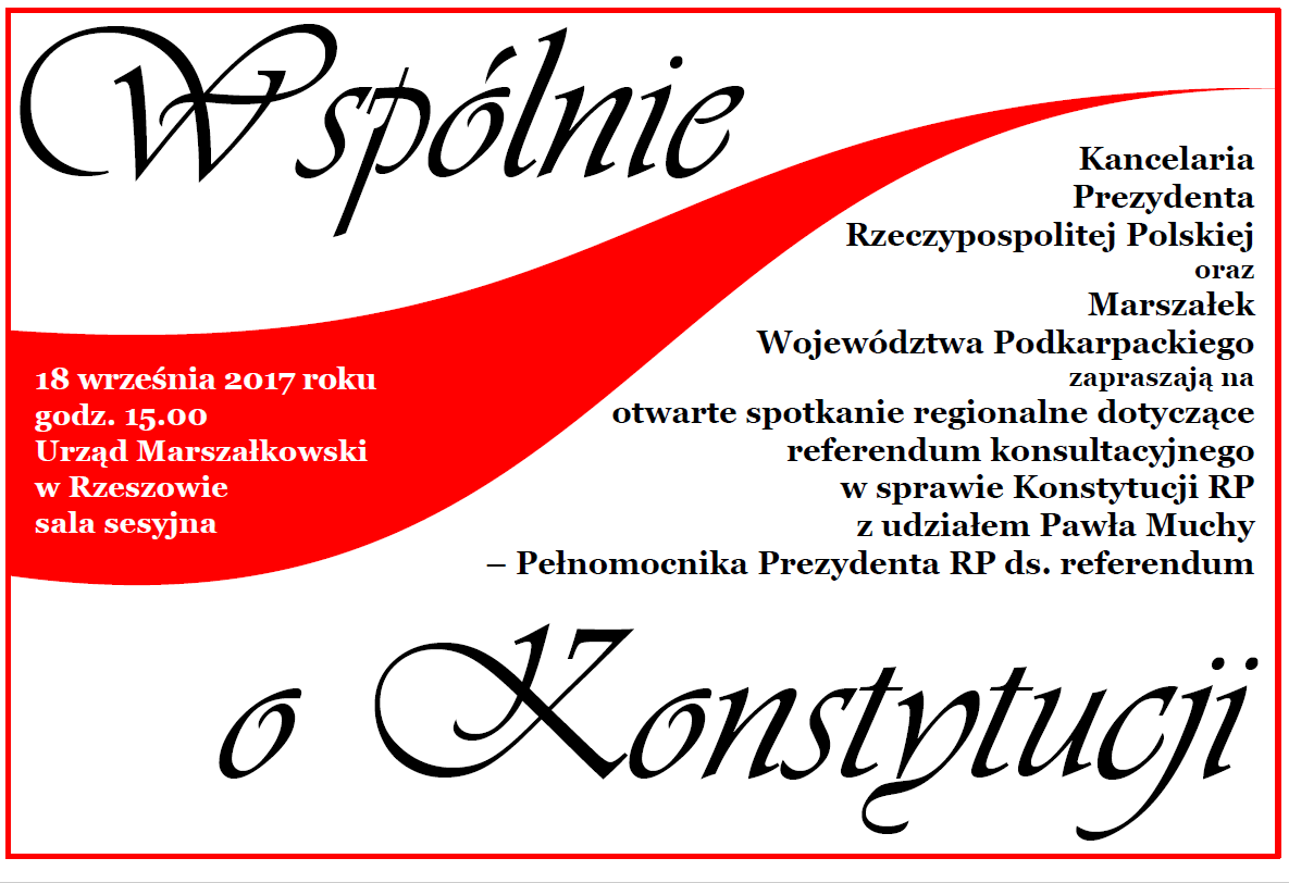 Plakat konstytucja